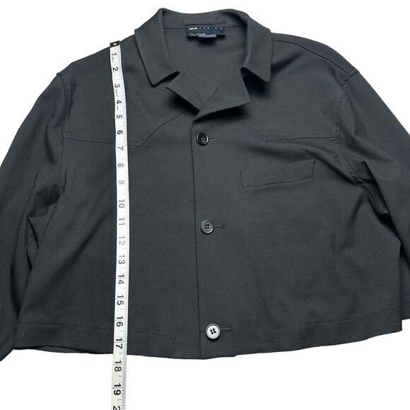 ASOS Design | Men | Black Smart Cropped Light Trucker Jacket | Size Medium - Picture 5 of 12